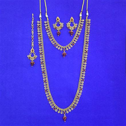 Antique Combo Necklace Set Set With Gold Plating