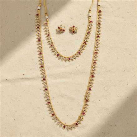 Antique Combo Necklace Set Set With Gold Plating