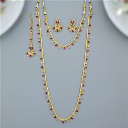 Antique Combo Necklace Set Set With Gold Plating