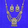 Antique Choker Necklace Set With Gold Plating