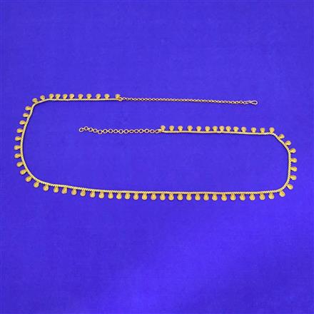 Antique Plain Gold Belt With Gold Plating