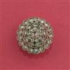 Antique Classic Brooch With Mehndi Plating