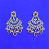 Antique Moti Earring With Mehndi Plating