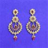 Antique Moti Earring With Mehndi Plating