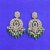 Antique Moti Earring With Mehndi Plating