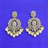 Antique Moti Earring With Mehndi Plating