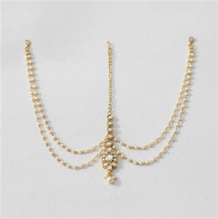 Antique Moti Damini With Mehndi Plating