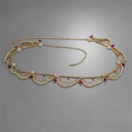 Antique Moti Belt With Gold Plating