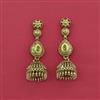 Antique Jhumki With Matte Gold Plating