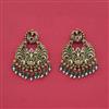 Antique South Indian Earring With Matte Gold Plating