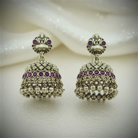 Antique Jhumki With Matte Gold Plating