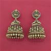 Antique Jhumki With Matte Gold Plating