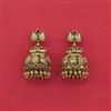 Antique Jhumki With Matte Gold Plating