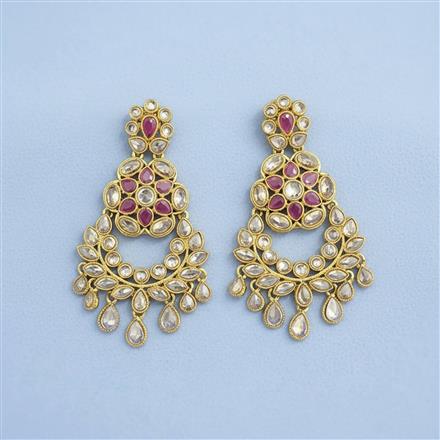 Antique Classic Earring With Mehndi Plating