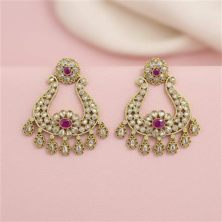 Antique Classic Earring With Mehndi Plating