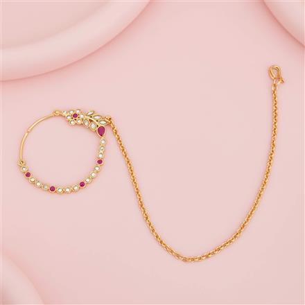 Antique Classic Nose Ring With Mehndi Plating