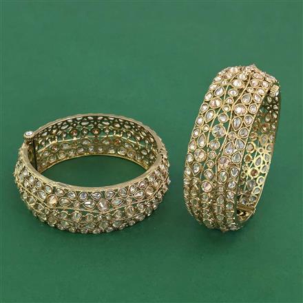 Antique Openable Bangles With Mehndi Plating