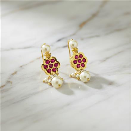 Antique Moti Earring With Gold Plating