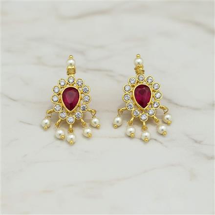 Antique Moti Earring With Gold Plating