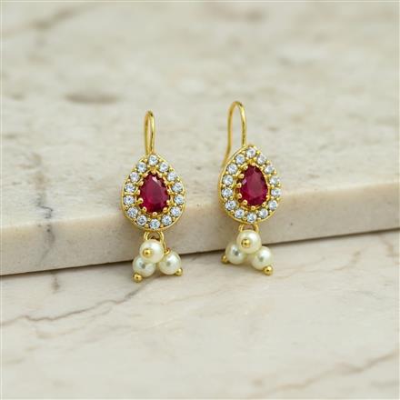 Antique Moti Earring With Gold Plating