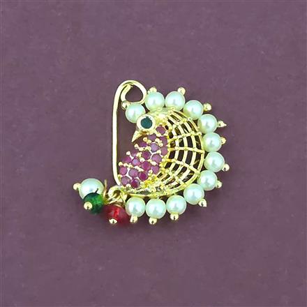 Antique Classic Nose Ring With Gold Plating