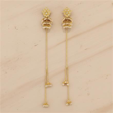 Antique Kashmiri Earring With Gold Plating