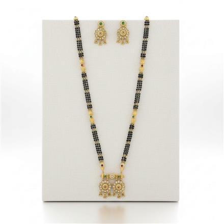 Antique Pearl Mangalsutra With Gold Plating