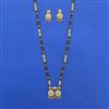 Antique Pearl Mangalsutra With Gold Plating