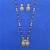 Antique Pearl Mangalsutra With Gold Plating