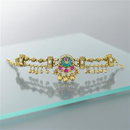 Antique Pearl Bracelet With Gold Plating