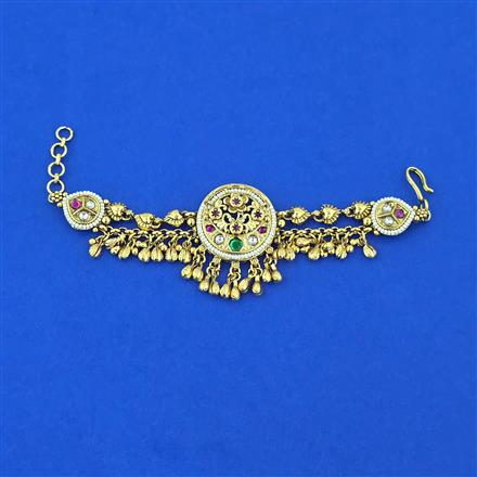 Antique Pearl Bracelet With Gold Plating