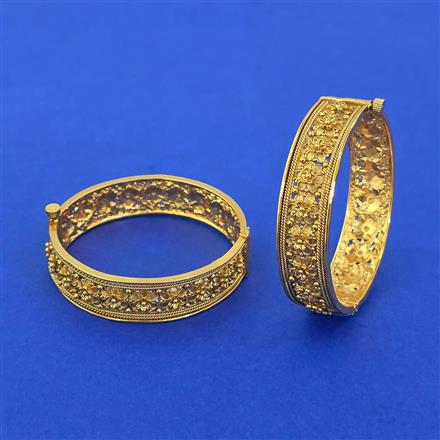 Antique Openable Bangles With Gold Plating