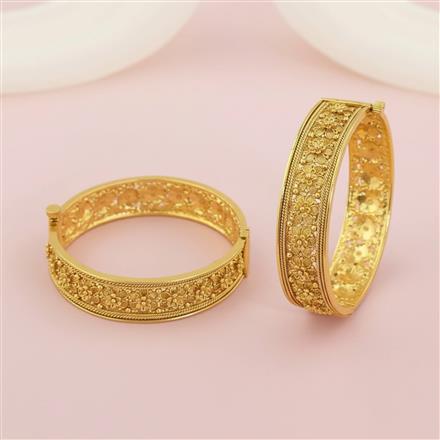 Antique Openable Bangles With Gold Plating