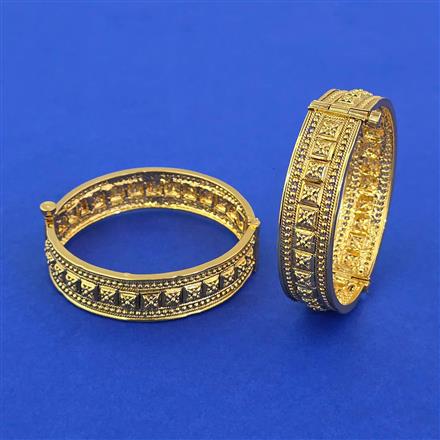 Antique Openable Bangles With Gold Plating