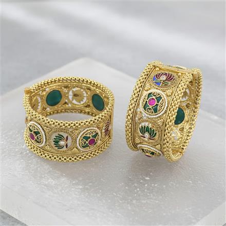 Antique Classic Bangles With Gold Plating