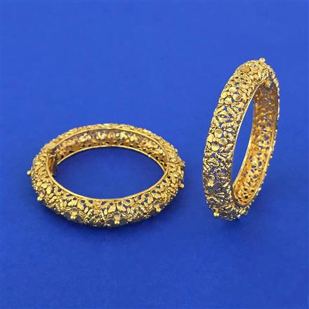 Antique Openable Bangles With Gold Plating