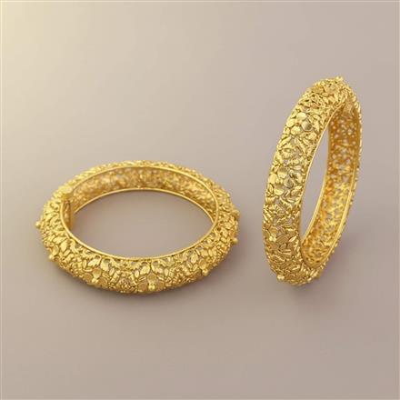 Antique Openable Bangles With Gold Plating