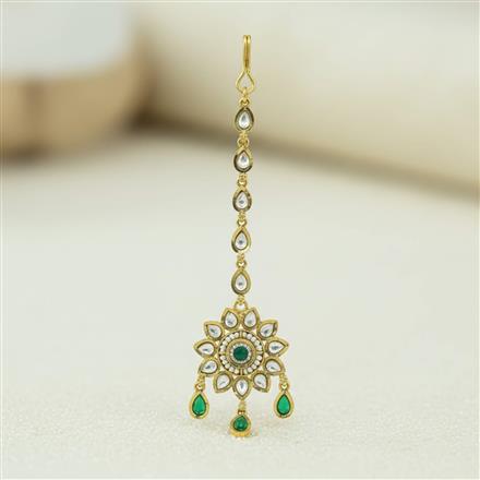 Antique Classic Tikka With Gold Plating