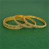 Antique Plain Gold Bangles With Gold Plating