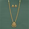 Antique South Indian Necklace With Matte Gold Plating