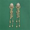 Antique Kashmiri Earring With Matte Gold Plating