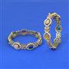 Antique Classic Bangles With Mehndi Plating