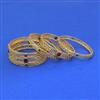 Antique Classic Bangles With Matte Gold Plating