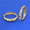 Antique Openable Bangles With Matte Gold Plating