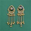 Antique Classic Earring With Matte Gold Plating
