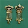 Antique Classic Earring With Matte Gold Plating