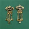 Antique Classic Earring With Matte Gold Plating