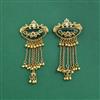 Antique Classic Earring With Matte Gold Plating