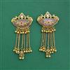 Antique Classic Earring With Matte Gold Plating