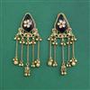 Antique Classic Earring With Matte Gold Plating